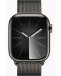 Смарт часовник Apple - Watch S9, Cellular, 45mm, Graphite Milanese Loop - 2t