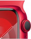 Смарт часовник Apple - Watch S9, 41mm, 1.69'', S/M, Product Red Sport - 3t