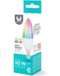 Смарт крушка Forever light - Tuya LED RGB, 5.5W, E14, C37 - 2t