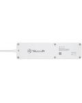 Смарт разклонител Tellur - TLL331031, 3 гнезда, 4x USB, бял - 4t