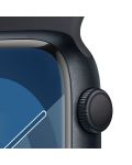 Смарт часовник Apple - Watch S9, 45mm, 1.9'', S/M, Midnight Sport - 3t