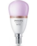 Смарт крушка Philips - P45, 4.5W, E14, RGB, бяла - 1t