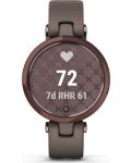 Смарт часовник Garmin - Lily Classic, 34mm, 0.84", бронзов/кафяв - 4t