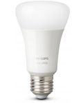 Смарт крушка Philips - HUE White, LED, 9W, E27, A60, dimmer - 1t