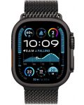 Смарт часовник Аpple - Watch Ultra2 v2 Cell, 49 mm, M, Black Titanium Case with Black Titanium Milanese Loop - 1t