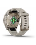 Смарт часовник Garmin - fēnix 7S Pro Sapphire Solar, 42mm, 1.2'', златист - 6t