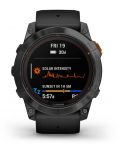 Смарт часовник Garmin - fēnix 7X Pro Solar, 51mm, 1.4'', черен - 1t