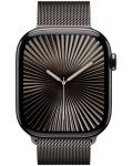 Смарт часовник Аpple - Watch S10 Cell, 42 mm, Slate Titanium Case with Slate Milanese Loop - 1t