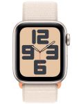 Смарт часовник Apple - Watch SE2 v2 Cellular, 40mm, Starlight Loop - 2t
