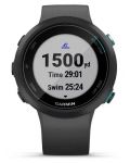 Смарт часовник Garmin - Swim 2, 42mm, черен - 1t