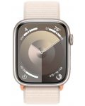 Смарт часовник Apple - Watch S9, 45mm, 1.9'', Starlight Sport Loop - 1t