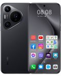 Смартфон Huawei - Pura 70 Pro, 6.8'', 12GB/512GB, черен + Watch Fit 3, 1.82'', Moon White - 2t