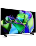 Смарт телевизор LG - OLED42C32LA, 42'', OLED, 4K, Titan - 6t