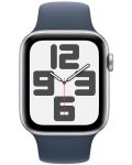Смарт часовник Apple - Watch SE2 v2 Cellular, 44mm, S/M, Storm Blue Sport - 2t
