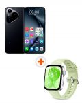 Смартфон Huawei - Pura 70, 6.6'', 12GB/256GB, черен + Watch Fit 3, 1.82'', Green - 1t