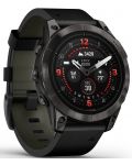 Смарт часовник Garmin - epix Pro Gen 2 Sapphire, 47mm, 1.3'', Leather, черен - 6t