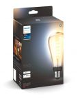 Смарт крушка Philips - Hue Filament Ambiance, 7W, E27, ST72, dimmer - 1t