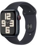 Смарт часовник Apple - Watch SE2 v2 Cellular, 44mm, M/L, Midnight Sport - 1t