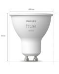 Смарт крушки Philips - Hue, 5.2W, GU10, 2 броя, dimmer - 2t