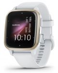 Смарт часовник Garmin - Venu SQ2, 1.41'', Cream Gold/White - 2t