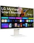 Смарт монитор LG - 32SR85U-W, 31.5'', 4K, UHD, 60Hz, 5ms, бял - 4t