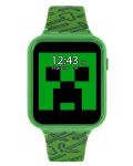 Смарт часовник Kids Euroswan - Minecraft, зелен - 1t