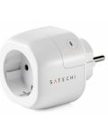 Смарт контакт Satechi - Homekit Smart Outlet EU, бял - 5t
