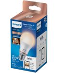 Смарт крушка Philips - Frosted, 8W LED, E27, A60, dimmer - 2t