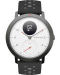 Смарт часовник Withings - Steel HR Sport, 40mm, черен/бял - 1t