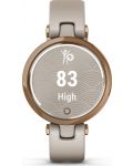 Смарт часовник Garmin - Lily Sport, 34mm, 0.84'', златист/бежов - 4t