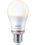 Смарт крушка Philips - Smart WiZ Led, 8W, E27, A60, dimmer - 1t