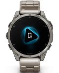 Смарт часовник Garmin - fēnix 8 Sapphire, 47 mm, 1.4'', Titanium, Graphite - 3t