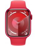 Смарт часовник Apple - Watch S9, 45mm, 1.9'', M/L, Product Red Sport - 1t