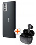 Смартфон Nokia - G42, 6.56'', 128GB, сив + Nokia Clarity Earbuds 2 Plus - 1t