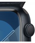 Смарт часовник Apple - Watch S9, 45mm, 1.9'', Midnight Sport Loop - 3t