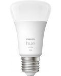 Смарт крушка Philips - HUE White, LED, 9.5W, E27, A60, dimmer - 1t