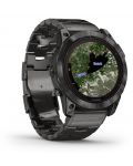 Смарт часовник Garmin - fēnix 7X Pro Sapphire Solar, 51mm, 1.4'', Titanium, черен - 6t