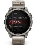 Смарт часовник Garmin - fēnix 8 Sapphire, 47 mm, 1.4'', Titanium, Graphite - 6t