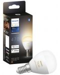 Смарт крушка Philips - Hue Ambiance, 5.1W, E14, P45, dimmer - 1t