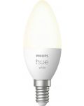 Смарт крушка Philips - HUE White, LED, 5.5W, E14, B39, dimmer - 2t