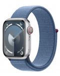 Смарт часовник Apple - Watch S9, Cellular, 41mm, Winter Blue Sport Loop - 1t