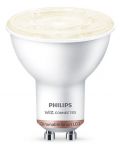 Смарт крушка Philips - PHI WFB, 4.7W, GU10, PAR16, бялa - 1t