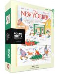 Пъзел New York Puzzle от 500 части - Снежен ден - 2t