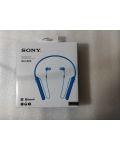 Слушалки с микрофон Sony WI-C400 - сини (разопакован) - 3t