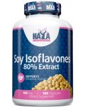 Soy Isoflavones 80% Extract, 100 mg, 100 капсули, Haya Labs - 1t