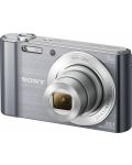 Фотоапарат Sony Cyber Shot DSC-W810 silver + Transcend 8GB micro SDHC UHS-I Premium (with adapter, Class 10) - 3t