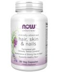 Solutions Hair, skin & nails, 90 капсули, Now - 1t