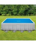 Соларно покривало за басейн Intex - Solar Pool Cover, 488 х 244 cm, синьо - 3t