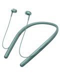 Слушалки с микрофон Sony WI-H700 - зелени - 1t