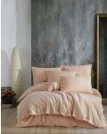 Спален комплект Via Bianco - Washed linen, праскова - 1t